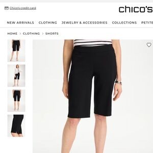 Chico's Brigette Pull-On Bermuda Shorts